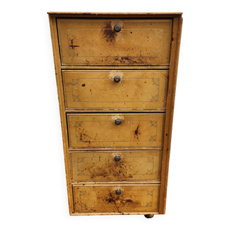 Meuble métier cartonnier 1950