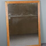 Patinated golden fireplace mirror eighteenth century 123 x 91.5 cm