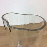 Vase Orrefors in crystal 27 cm, Scandinavian
