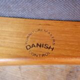 Set of 4 Niels Koefoed dining chairs, 1960s