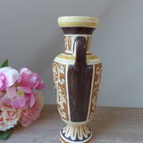 Maioliche Deruta Vase Hand-Painted Vintage Made in Italy
