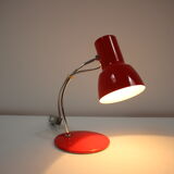 Mid-Century red table lamp / Napako, 1970's