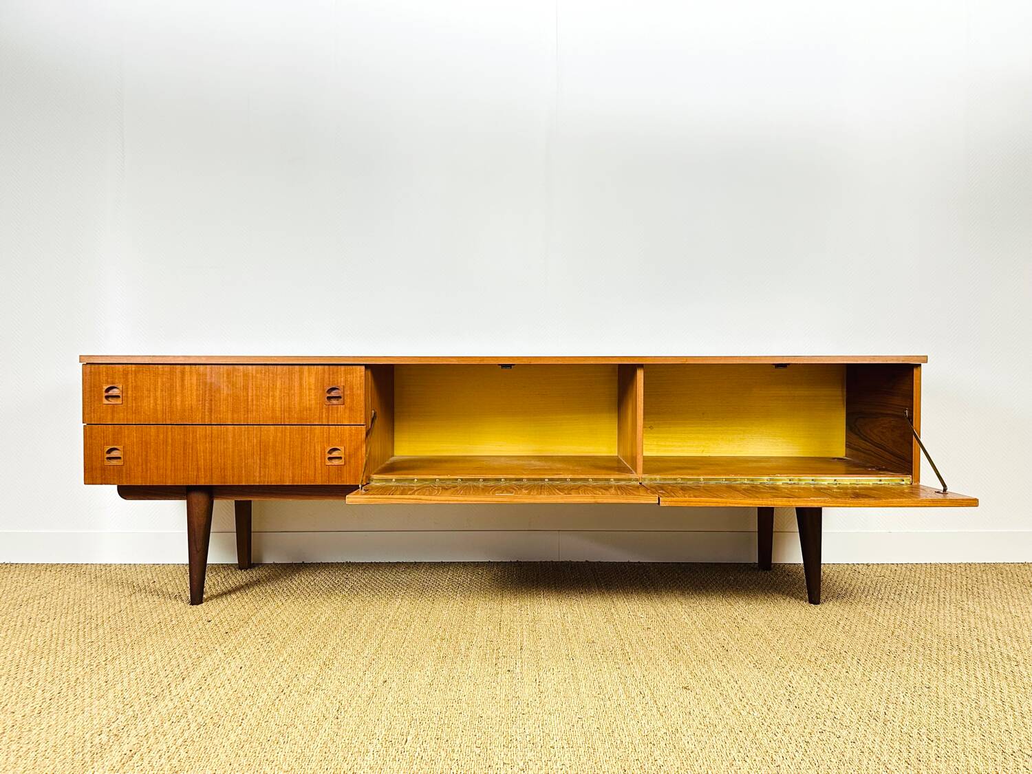 Scandinavian teak sideboard from the 1960s.