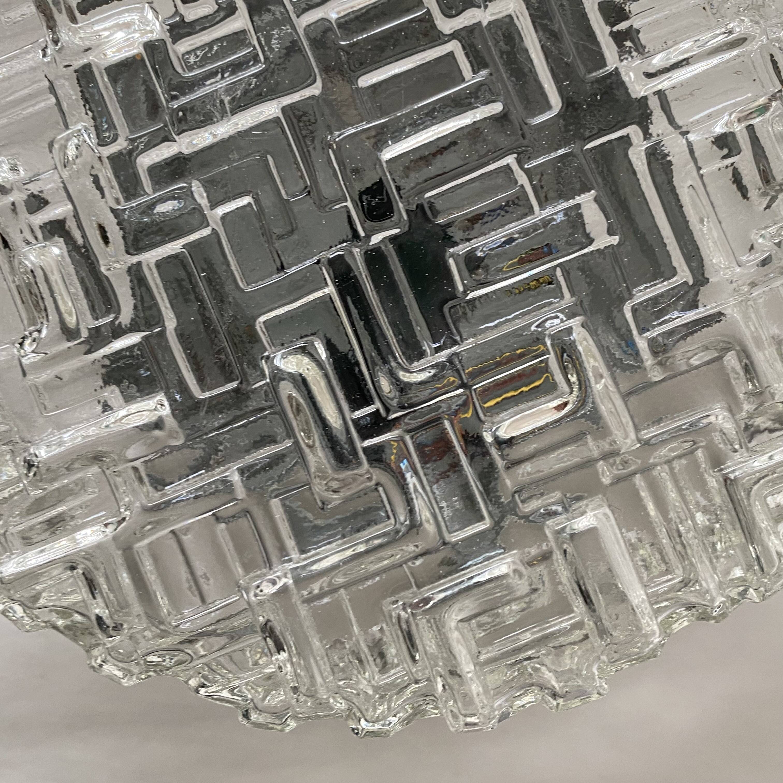 Wall light ceiling light glass 1970 1980 seventies LAMP-7420