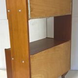 Vintage bookcase with compass feet from the 60s