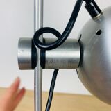 Spot lamp eyeball brushed aluminum 70s