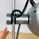 Lampe spot eyeball aluminium brossé années 70