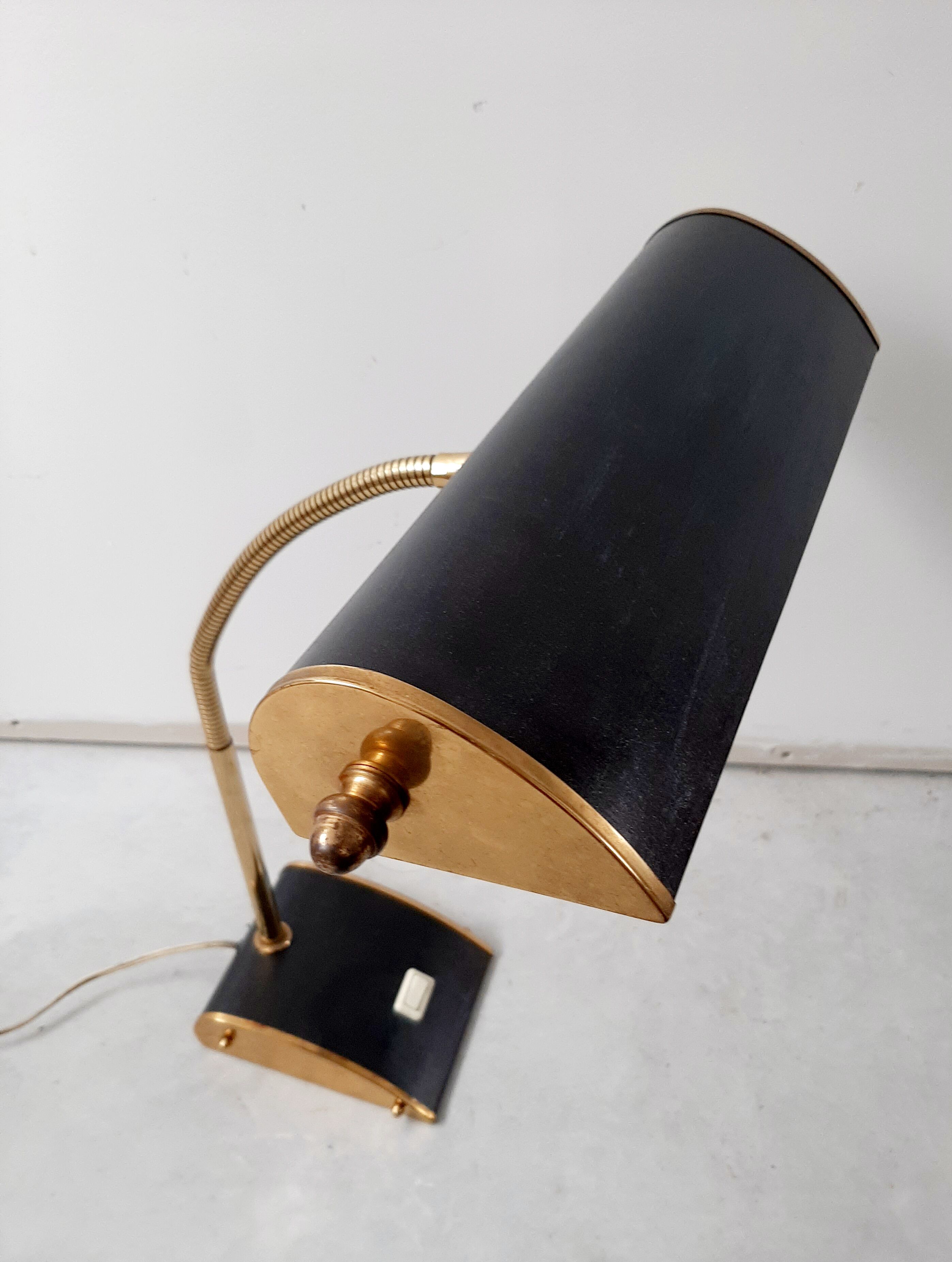 Old notary desk lamp