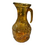 Amber glass carafe