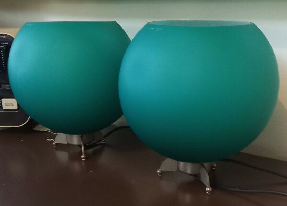 Vintage pair of Murano de Majo lamps