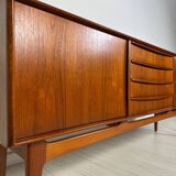 1960s vintage Danish teak sideboard by Svend Åge Madsen for K. Knudsen & Søn