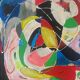Peinture abstraite signée de 1992