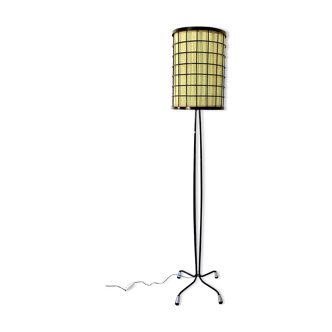 Lampadaire cage en métal 1950