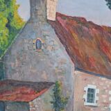 Old landscape painting