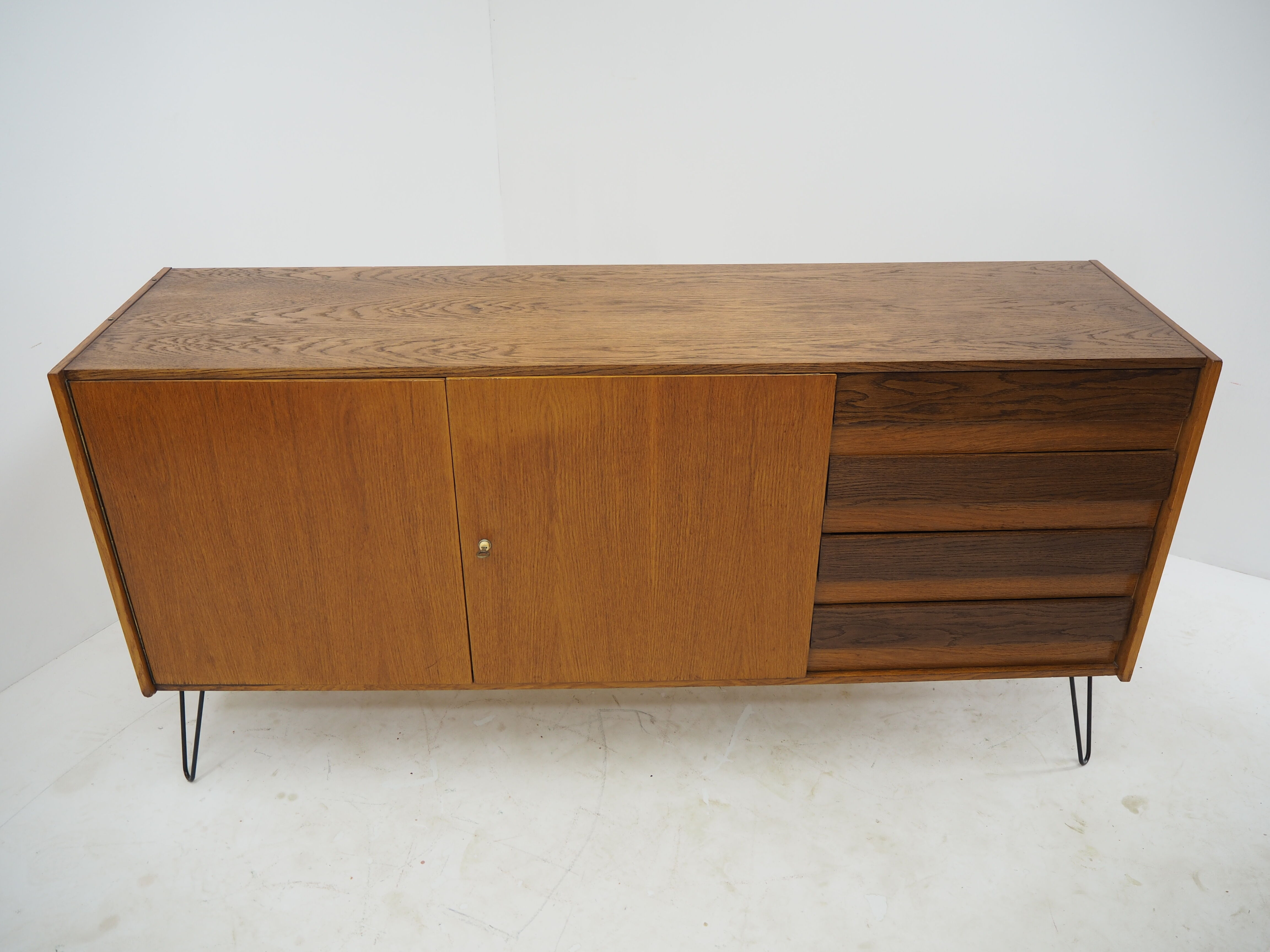 1960s Jiri Jiroutek Upcycled sideboard , Czechoslovakia