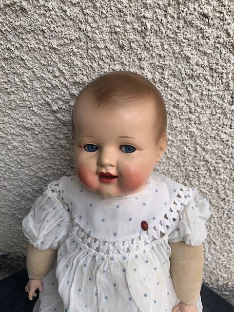 Raynal doll, baby, Marie Raphaëline circa 1952, collector