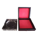 Art Deco crystal ashtray, in its presentation box, mint condition