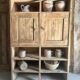 Antique workshop cabinet with compartments and doors