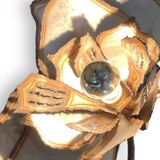 Metal flowers floor lamp