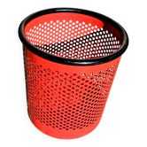 REXITE vintage red trash can, 80s design, Italy