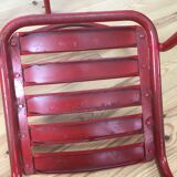 Set of 4 chairs bistro Tolix T2 industrial steel