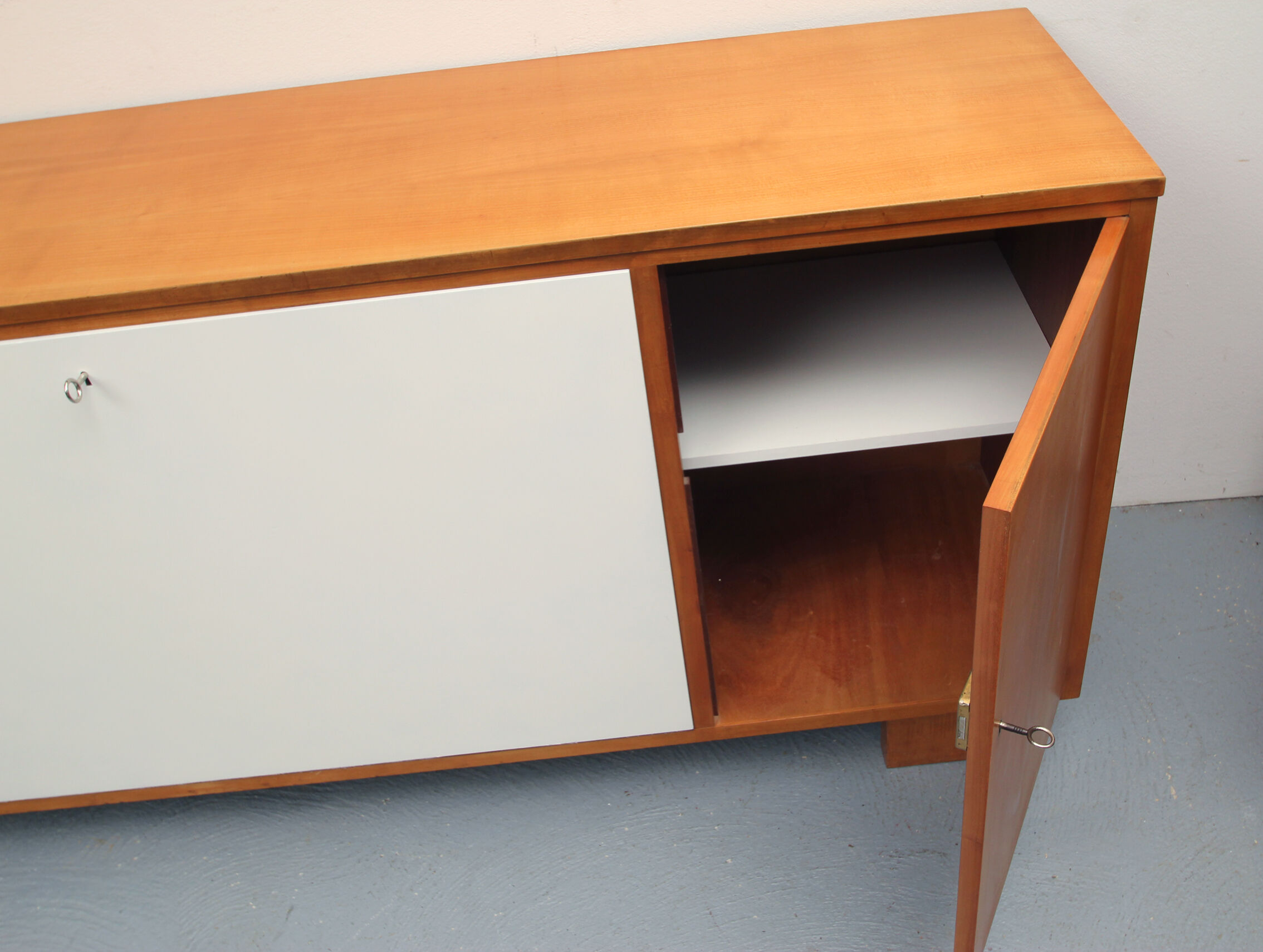 Sidebaord in cherrywood, 1950s