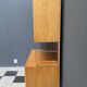 Jitona cabinet with desk two tone wood 1960s