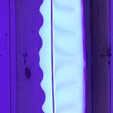 Large Stilux cinema wall lamp Art Deco Italy herringbone pattern