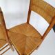 Set of 4 antique chairs, seats and mulched backrests