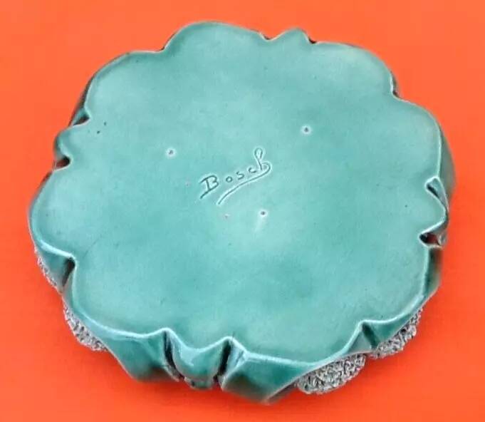 Art Deco 1940s Ashtray / Catchall Glazed Ceramic Bosch