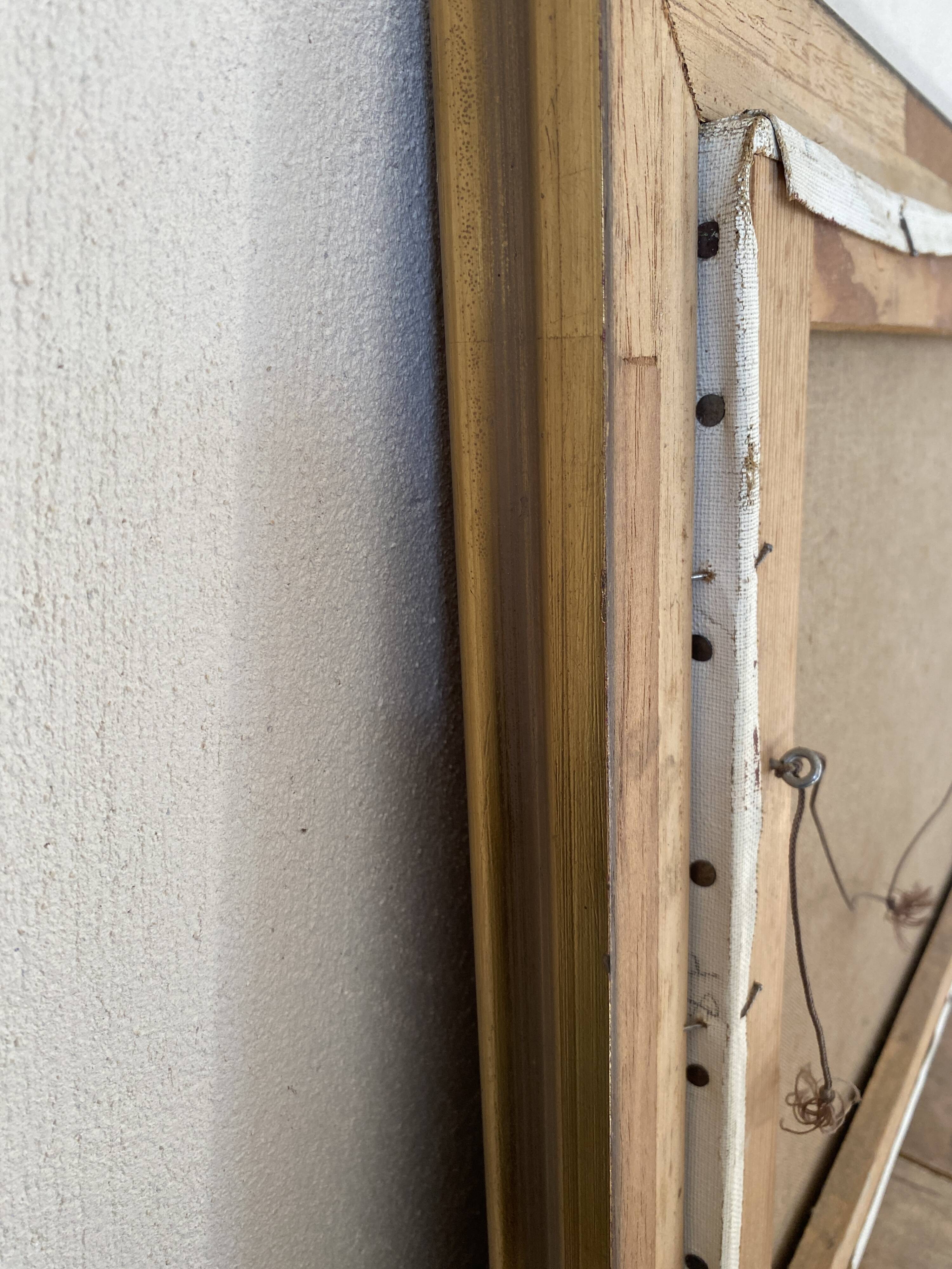 Oil on canvas signed