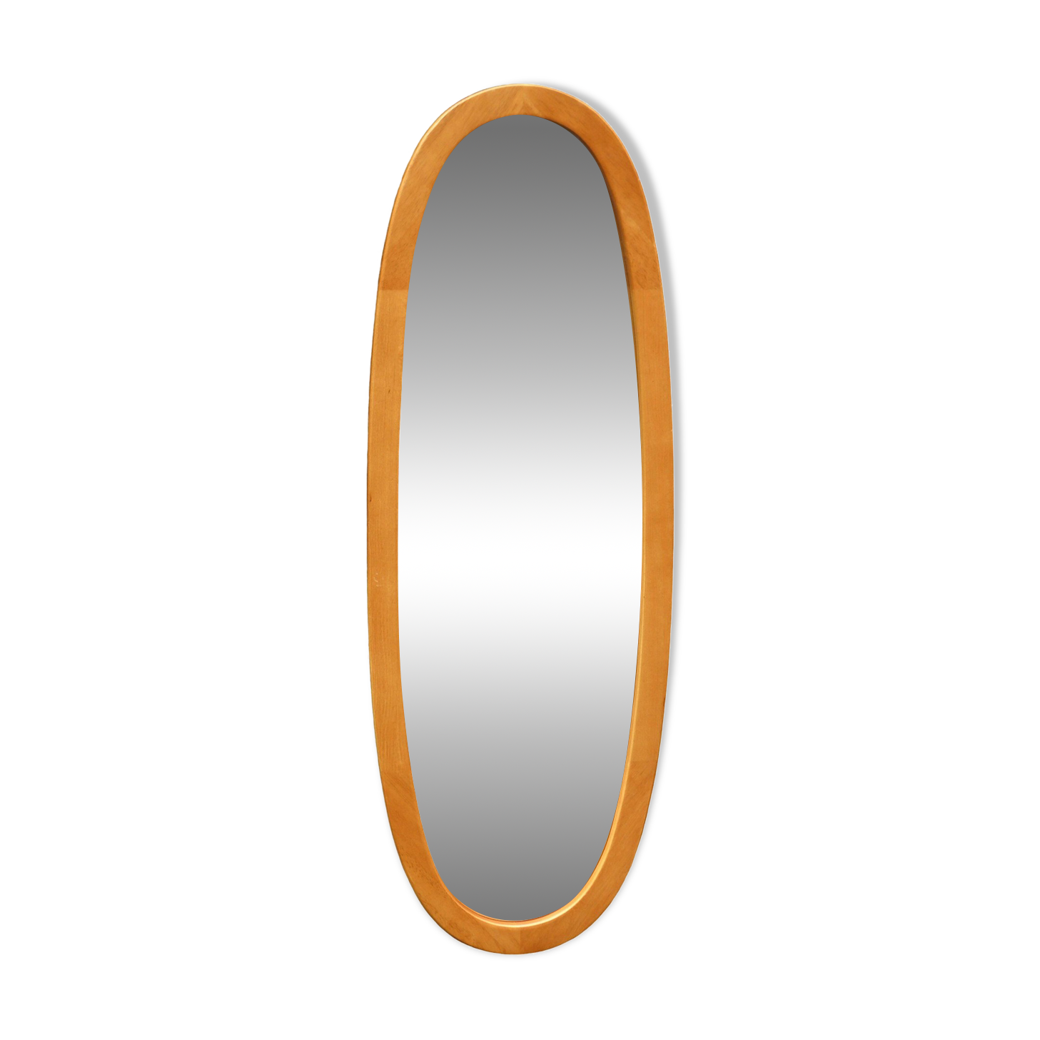 Oval wall mirror 118 x 42 cm