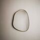 Gilded brass mirror 51 cm