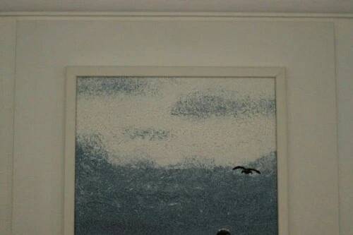 Oil on Canvas “Orrtupparna Samlas” by Bruno Wiklund,Vintage & Framed 61x53cm