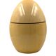 Tommaso Barbi, rare egg shaped large parchment box, TB Italy, ca. 1970