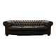 Brown leather Chesterfield vintage Sofa