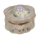 Candy box enamelled glass