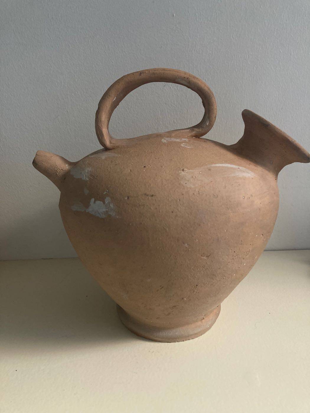 Gargoulette in raw clay