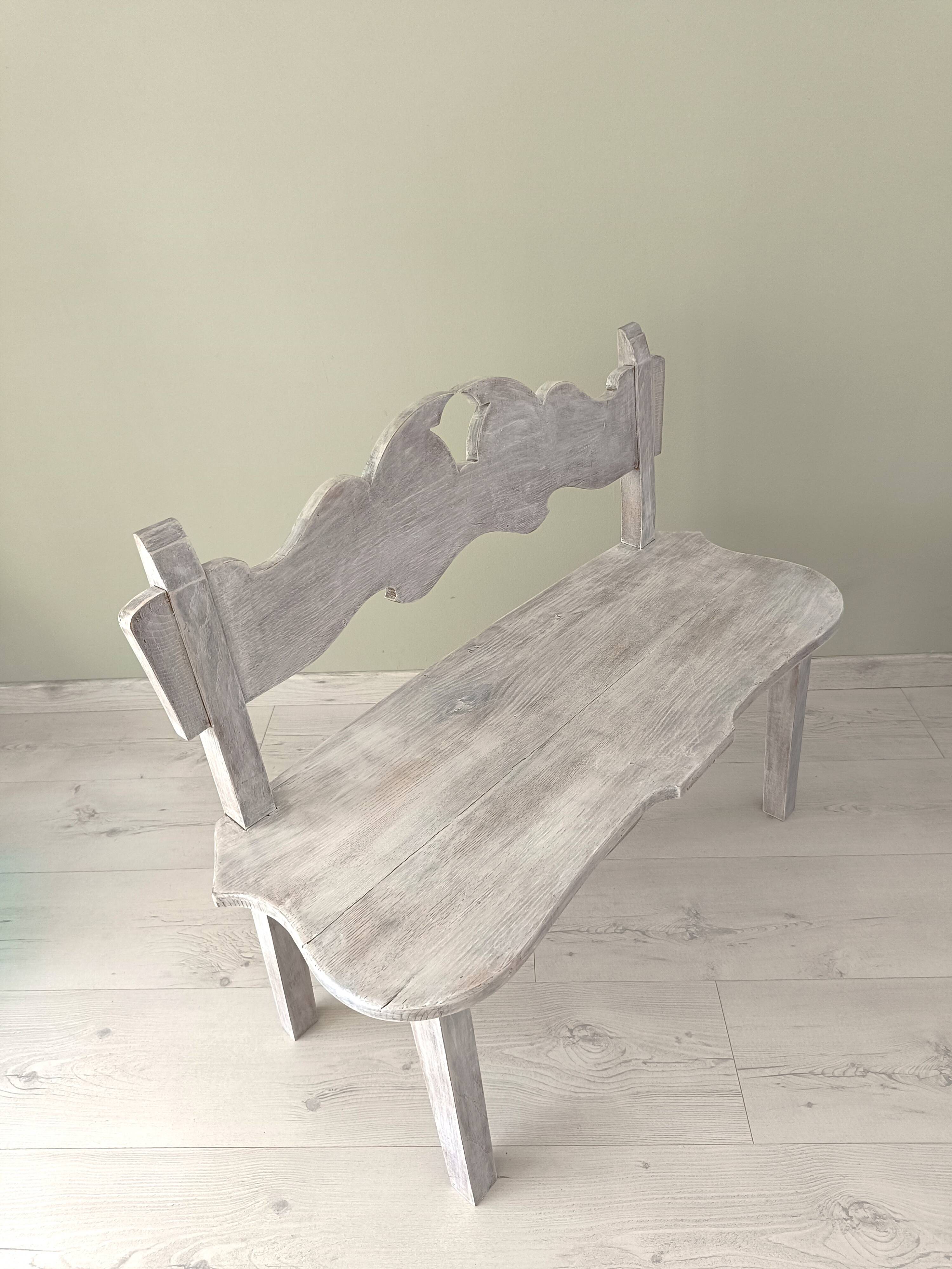 Small art deco bench