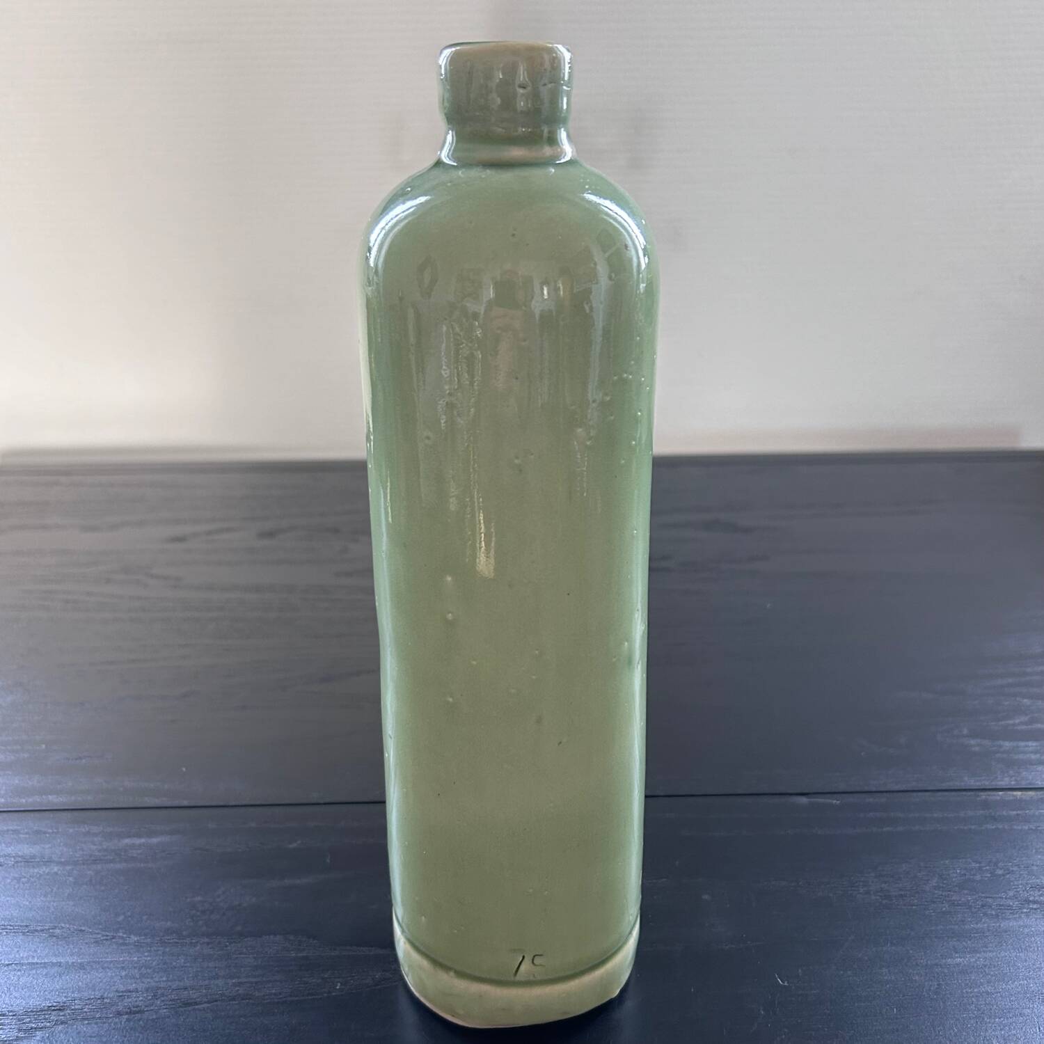 Soliflore bouteille céladon