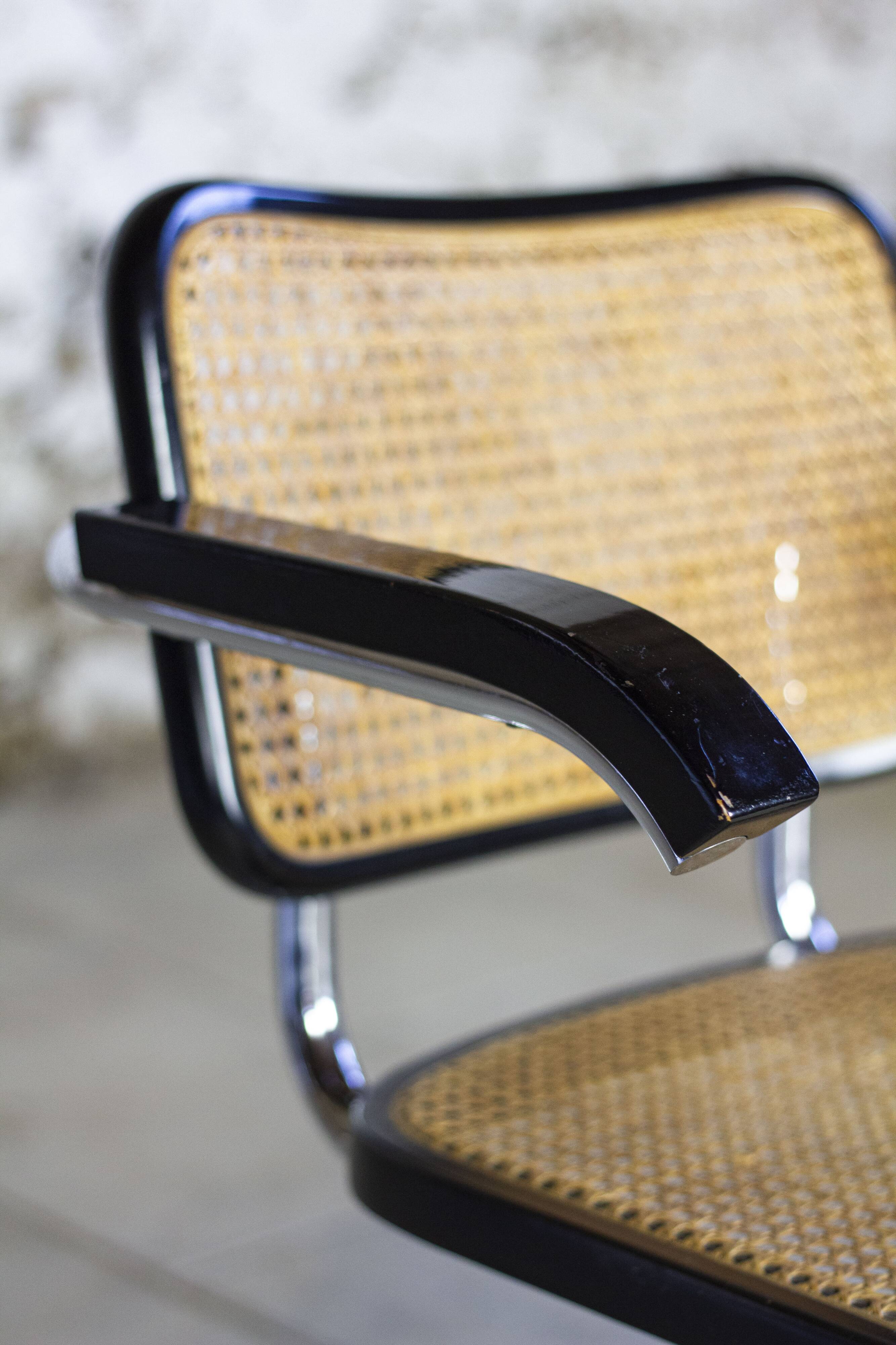 Cesca b64 armchair Marcel Breuer