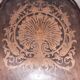 Curved wooden armchair Kohn