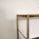 Vintage metal “string” shelf