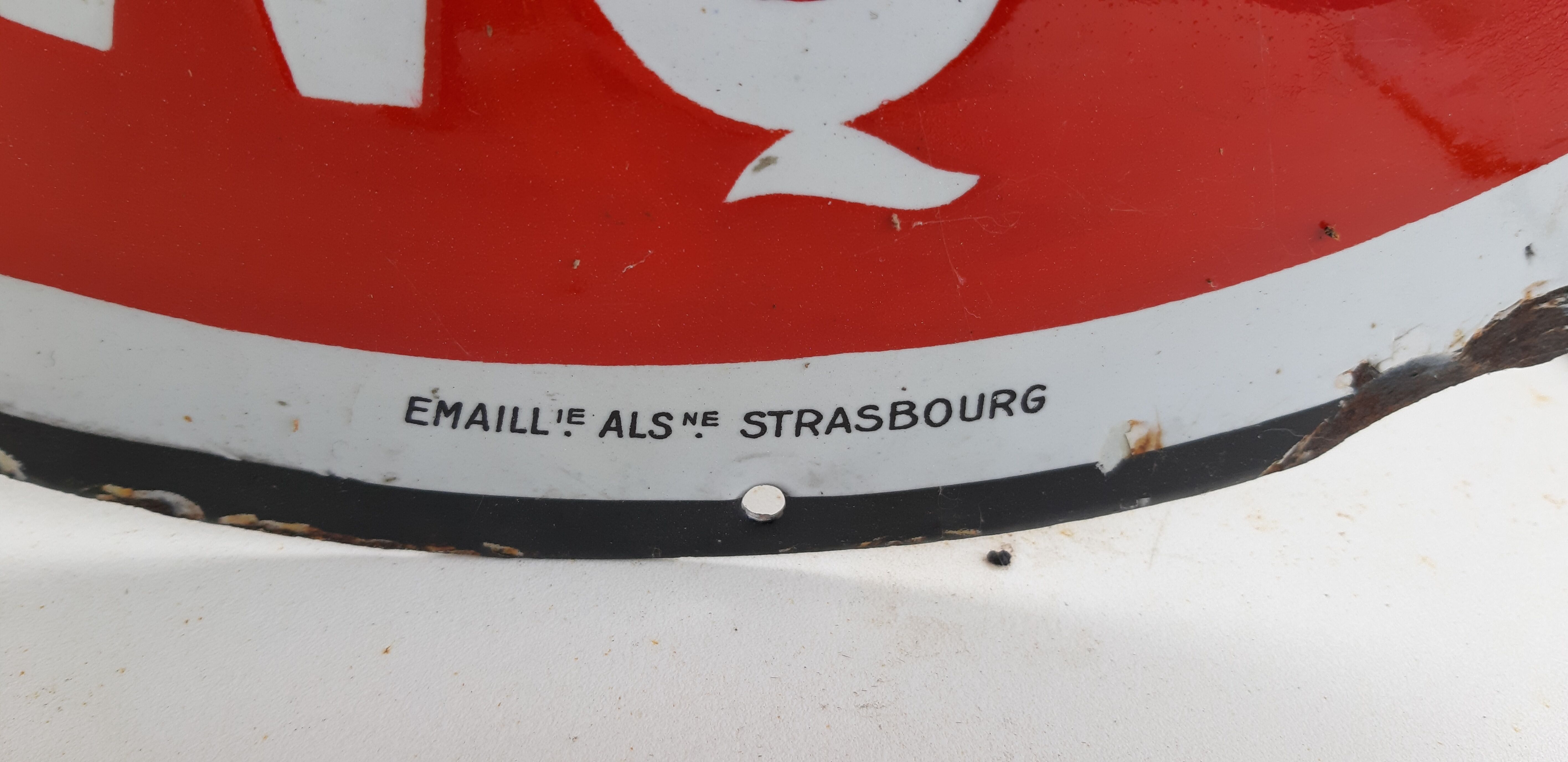 Plaque émaillée