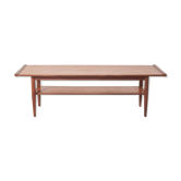 Vintage coffee table with magazine holder
