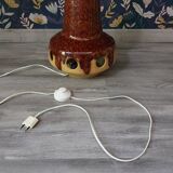 Fat lava ceramic floor lamp by Baudin