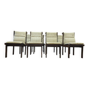 Lot 8 chaises salle