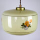 Vintage glass pendant light