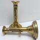 Pair of old brass candlesticks