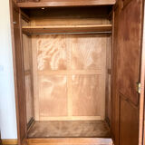 Art deco cabinet raw wood